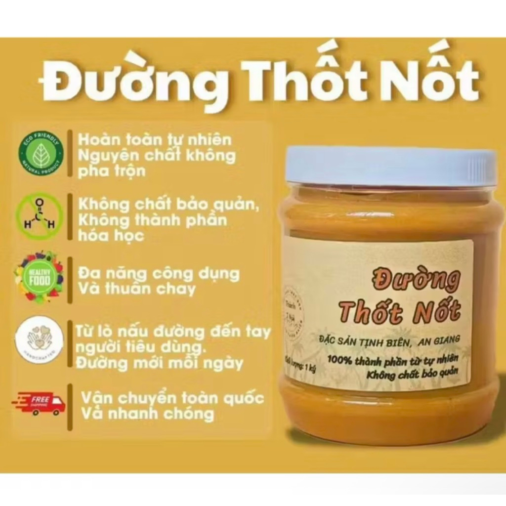 Đường Thốt Nốt Nguyên Chất 800g – Dẻo Mịn – Đặc Sản An Giang – Không Chất Bảo Quản