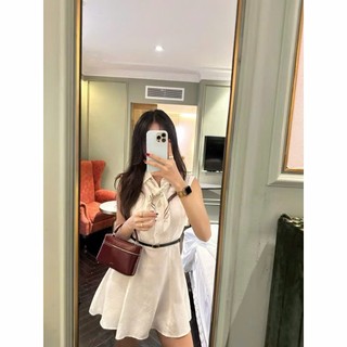 𝗝𝗼𝘆  -|LY LINEN| - Đầm Linen dáng xòe KHÔNG KÈM BELT