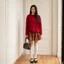 Áo len nữ cổ tròn dệt vặn thừng SONNA HI - form relaxed, mềm mịn - ROUND NECK WOVEN KNIT