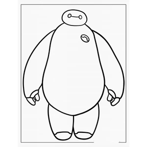 20 Tranh tô màu Big Hero 6 (Mực và giấy chính hãng - an toàn cho bé)
