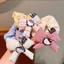 Scrunchies cột tóc nơ hoa nhí handmade phong cách vintage dành cho nữ nhiều màu