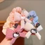 Scrunchies cột tóc nơ hoa nhí handmade phong cách vintage dành cho nữ nhiều màu