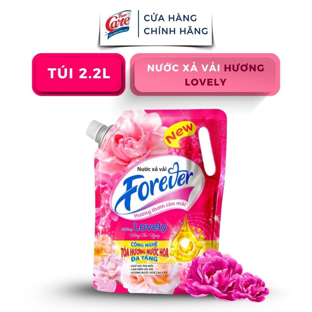 Nước Xả Vải Forever 2.2Kg Thơm Như Nước Hoa, Lưu Hương Suốt 7 Ngày.