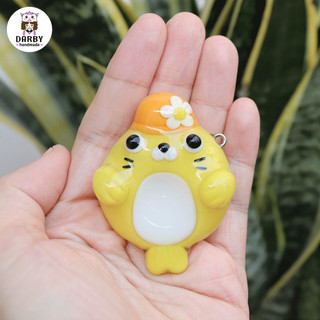 (Worry Stone LOẠI CAO CẤP) - Móc khóa đồ chơi giảm căng thẳng, lo lắng hình chú Hải Cẩu