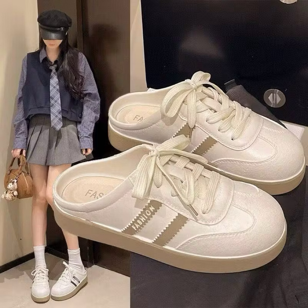 Giày Nữ Hở Gót Fashion,Phong Cách Hàn Quốc Đế 3cm
