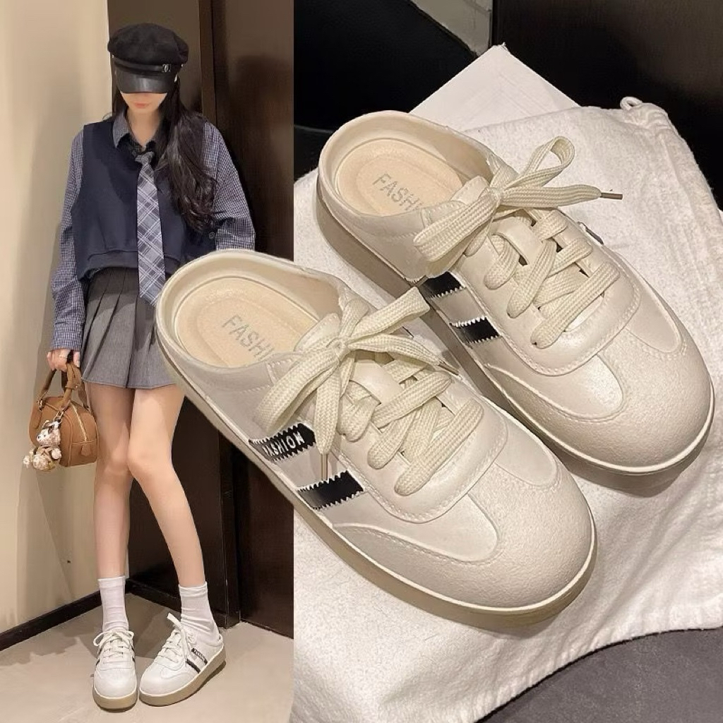 Giày Nữ Hở Gót Fashion,Phong Cách Hàn Quốc Đế 3cm
