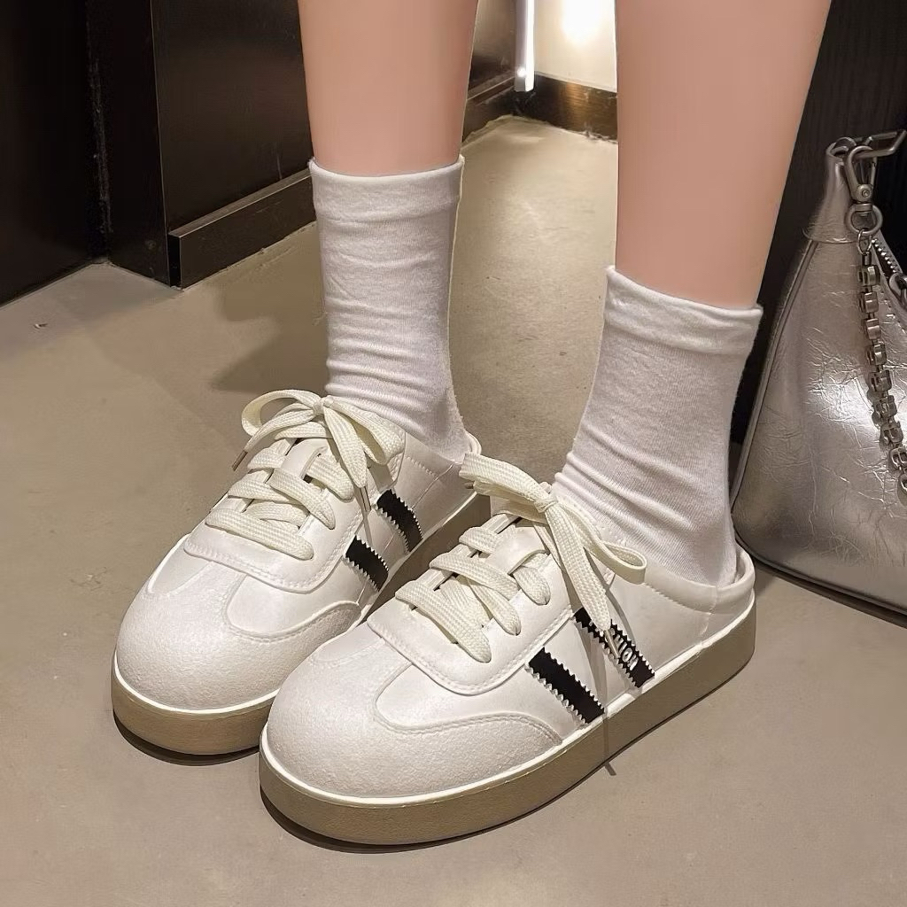 Giày Nữ Hở Gót Fashion,Phong Cách Hàn Quốc Đế 3cm