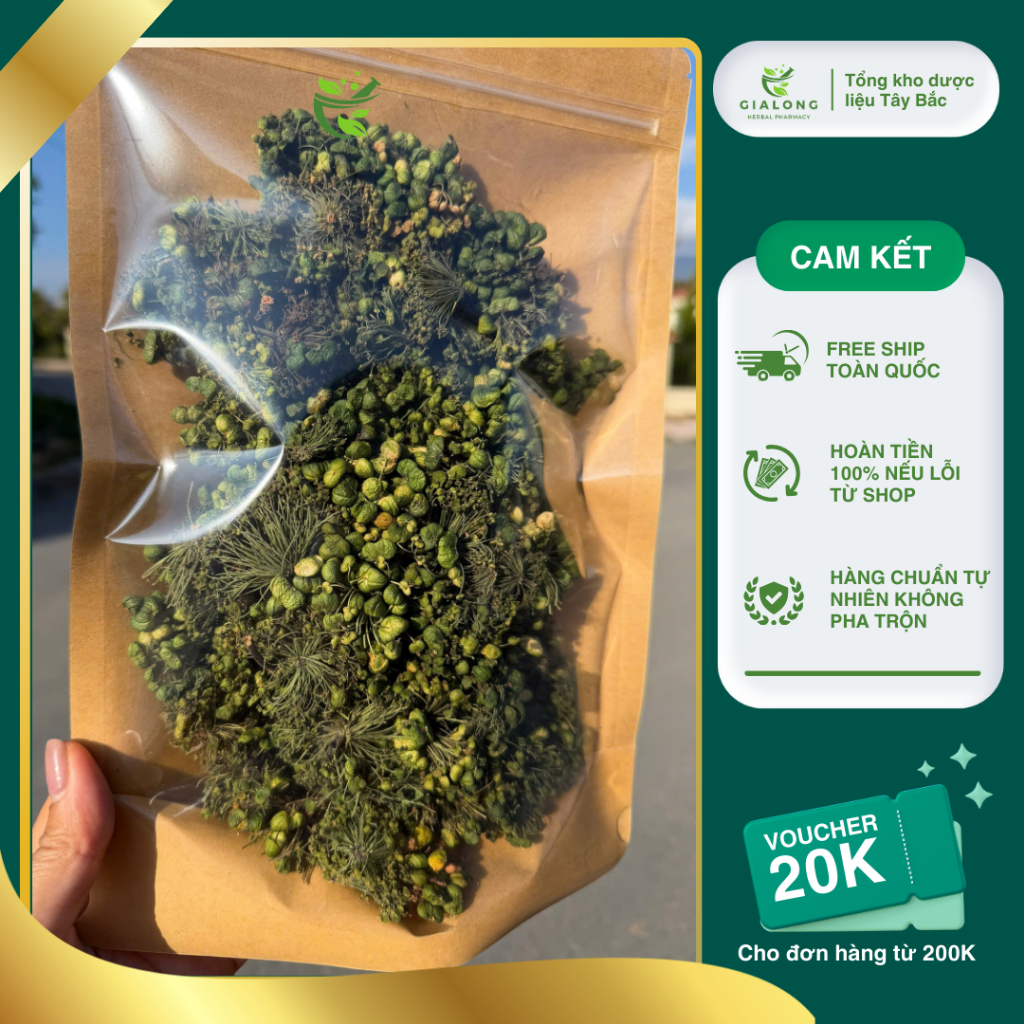 1kg Hoa Sâm Lai Châu Xanh Khô Loại 1