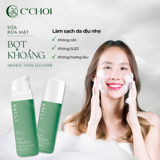 [QUÀ TẶNG] Sữa Rửa Mặt Bọt Khoáng C'Choi - Dưỡng Ẩm -  Làm sạch sâu - Dịu nhẹ - 150ml