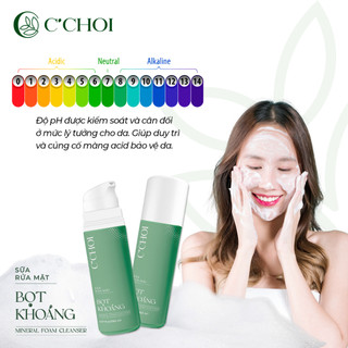 [QUÀ TẶNG] Sữa Rửa Mặt Bọt Khoáng C'Choi - Dưỡng Ẩm -  Làm sạch sâu - Dịu nhẹ - 150ml