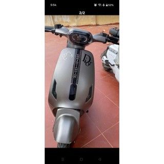 trọn bộ tem dán xe điện 6 món trang trí xe