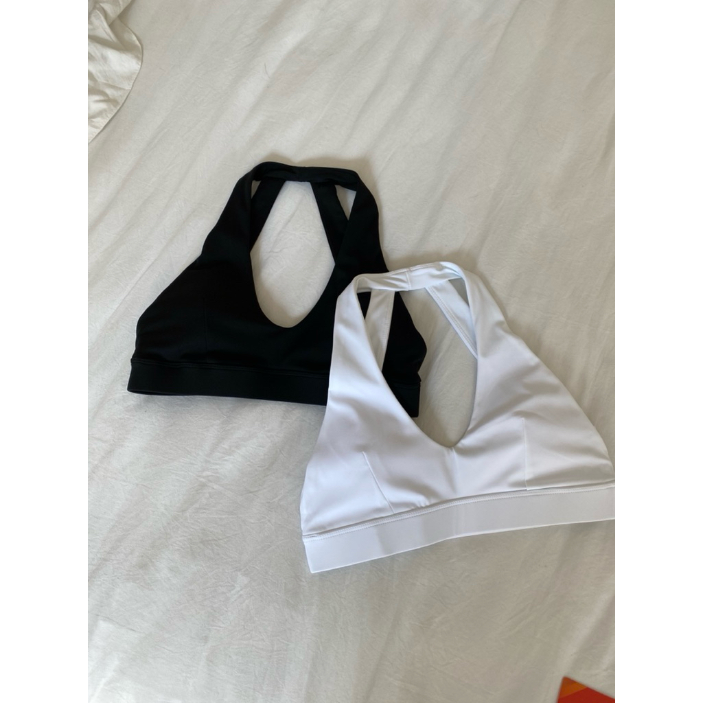 Áo Bra Tập Gym Nữ Cổ Chữ V Quyến Rũ - Áo Croptop Tập Yoga Hở Lưng Cao Cấp, Co Giãn 4 Chiều, Có Sẵn Mút Ngực.