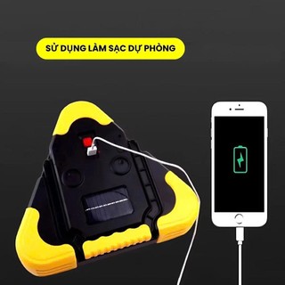 Đèn Cảnh Báo Nguy Hiểm Ô Tô Kiêm Sạc Dự Phòng [ BẢN CAO CÂP ] , Biển Cảnh Báo Tam Giác Năm Chế Độ Đèn Phản Quang