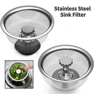 COMBO 3-4-5 Lưới Inox Lọc Rác, Lưới Lọc Rác Bồn Rửa Chống Tắc Nghẽn Không Gỉ