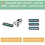 SET DAO CẠO RÂU NAM CAO CẤP KÈM 36 LƯỠI KÉP, Dễ Thay Thế, Tiện Dụng Cho Sử Dụng Hằng Ngày