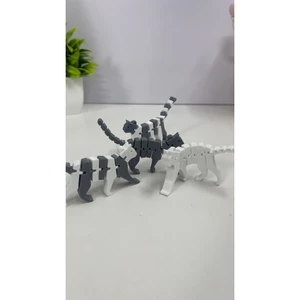 Mô hình mèo in 3D xương có thể làm móc khóa dễ thương