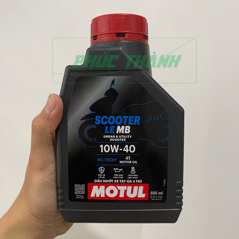 Dầu Nhớt Xe Tay Ga MOTUL SCOOTER LE 4T 10W40 800ml/1L - Chính Hãng