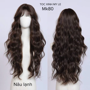 MK80_Tóc giả dệt kim nguyên đầu [Kèm conbo phụ kiện]