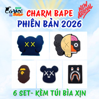 Charm BAPE 2026-  6 set mới - FULL túi bìa