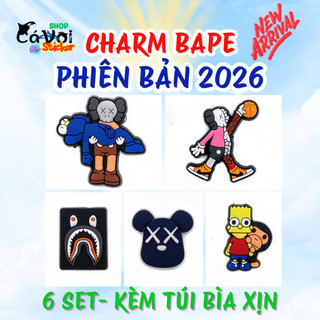 Charm BAPE 2026-  6 set mới - FULL túi bìa