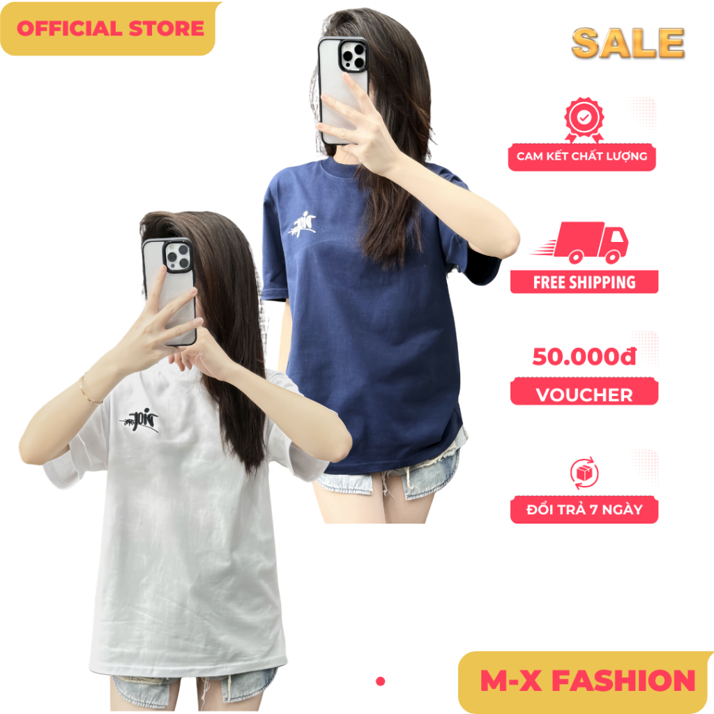 ÁO thun nam QC M6 cổ tròn họa tiết thêu tay ngắn phong cách trẻ trung chuẩn from