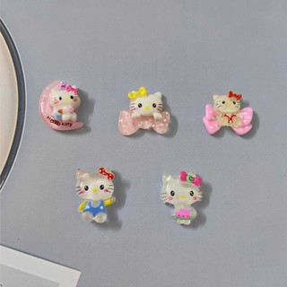 Set Charm gắn dép Hello Kitty Cute Nơ Hồng – Charm Gắn Dép DIY Baby Pink, Phụ Kiện Trang Trí Dép Xinh