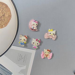 Set Charm gắn dép Hello Kitty Cute Nơ Hồng – Charm Gắn Dép DIY Baby Pink, Phụ Kiện Trang Trí Dép Xinh