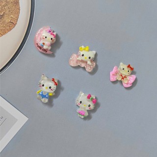 Set Charm gắn dép Hello Kitty Cute Nơ Hồng – Charm Gắn Dép DIY Baby Pink, Phụ Kiện Trang Trí Dép Xinh