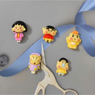 Set Charm Shin Cậu Bé Bút Chì Chibi Cute- Nhóc Maruko Chibi Kute – Charm Gắn Dép Hoạt Hình , Phụ Kiện DIY Dép Xinh