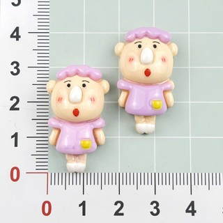 Set Charm Shin Cậu Bé Bút Chì Chibi Cute- Nhóc Maruko Chibi Kute – Charm Gắn Dép Hoạt Hình , Phụ Kiện DIY Dép Xinh