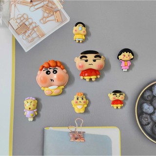 Set Charm Shin đầu to Shin Cậu Bé Bút Chì Gia Đình & Bạn Bè Chibi Cute – Charm Gắn Dép Hoạt Hình Ngộ Nghĩnh