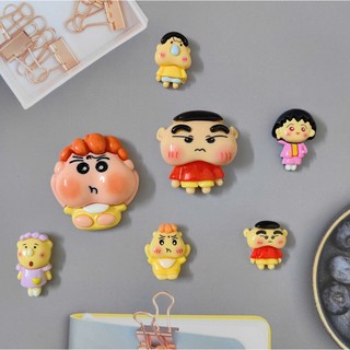 Set Charm Shin đầu to Shin Cậu Bé Bút Chì Gia Đình & Bạn Bè Chibi Cute – Charm Gắn Dép Hoạt Hình Ngộ Nghĩnh