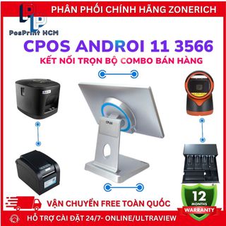 [ANDROI- 2GB+32GB] Máy POS bán hàng ANDROI 11 CPOS 3566 2GB+32GB, màn 15.6 inch, BH chính hãng 12 tháng