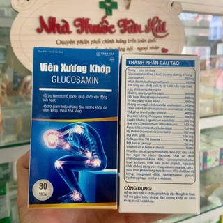 Xương Khớp Glucosamin, hỗ trợ bổ khớp, giúp tăng tiết dịch, phục hồi mô sụn, giảm đau, giảm thoái hóa khớp