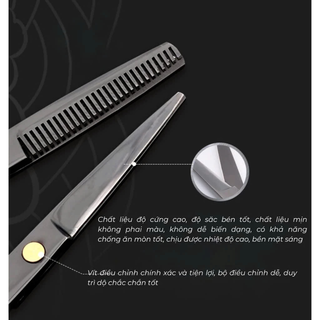 Bộ Kéo Cắt Tóc Chuyên Nghiệp, Kéo Chuẩn Salon