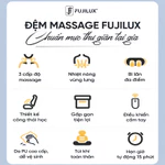 [HỎA TỐC HN] Đệm Massage Ấn Huyệt Sưởi Ấm Thư Giãn Toàn Thân Fujilux FJ-D88 – Tiết Kiệm Diện Tích Thay Thế Ghế Massage — ảnh 3