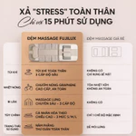 [HỎA TỐC HN] Đệm Massage Ấn Huyệt Sưởi Ấm Thư Giãn Toàn Thân Fujilux FJ-D88 – Tiết Kiệm Diện Tích Thay Thế Ghế Massage — ảnh 6