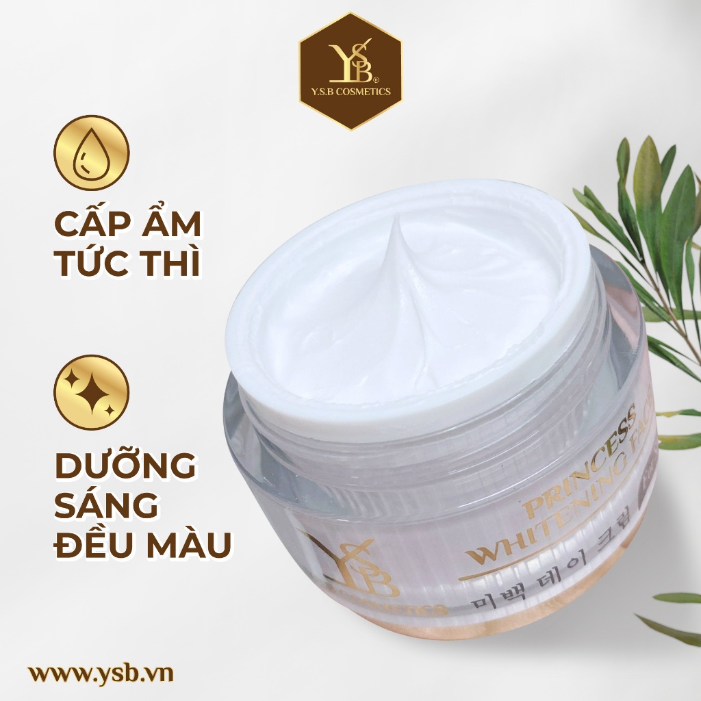 [GIÁ SỐC 95K - 30g] Kem Ngày Sữa Ong Chúa YSB - Nâng Tone Trắng Sứ, Thay Thế Kem Nền (Hàng Hãng)