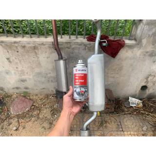 SƠN MẠ KẼM CHỐNG RỈ CHỊU NHIỆT ĐỘ CAO MÀU SÁNG WURTH ZINC SPRAY 400ML