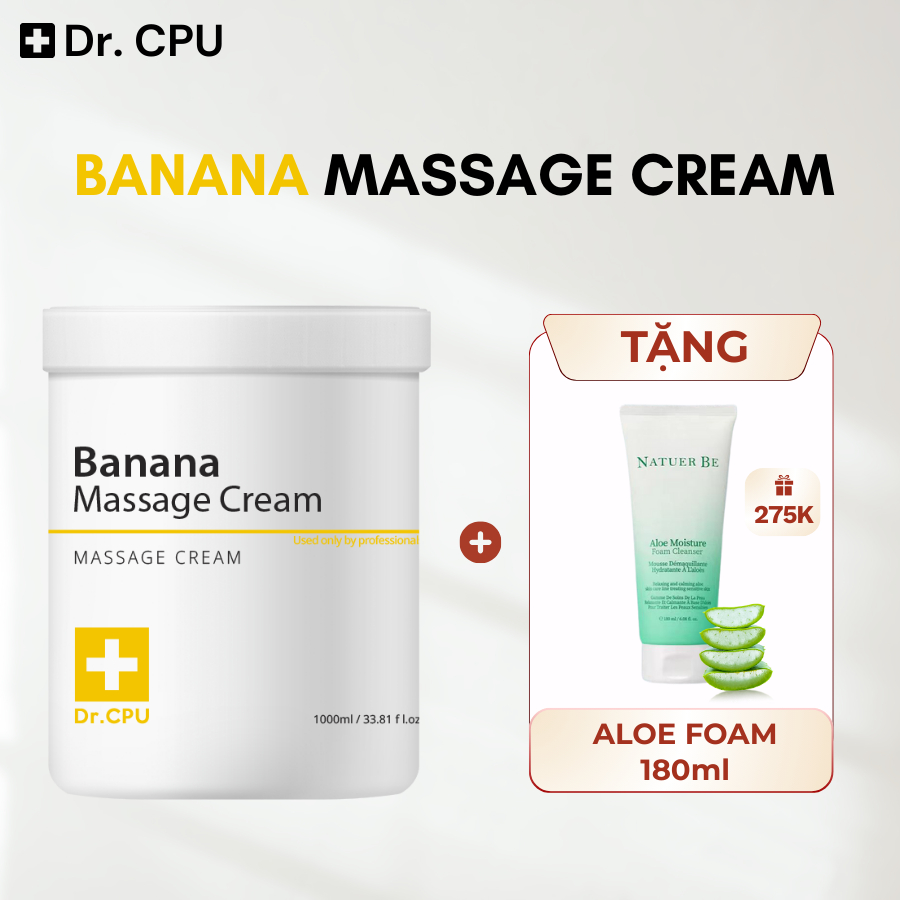 Kem massage mặt chuối dưỡng ẩm Dr.CPU Banana Massage Cream (1000ml ...