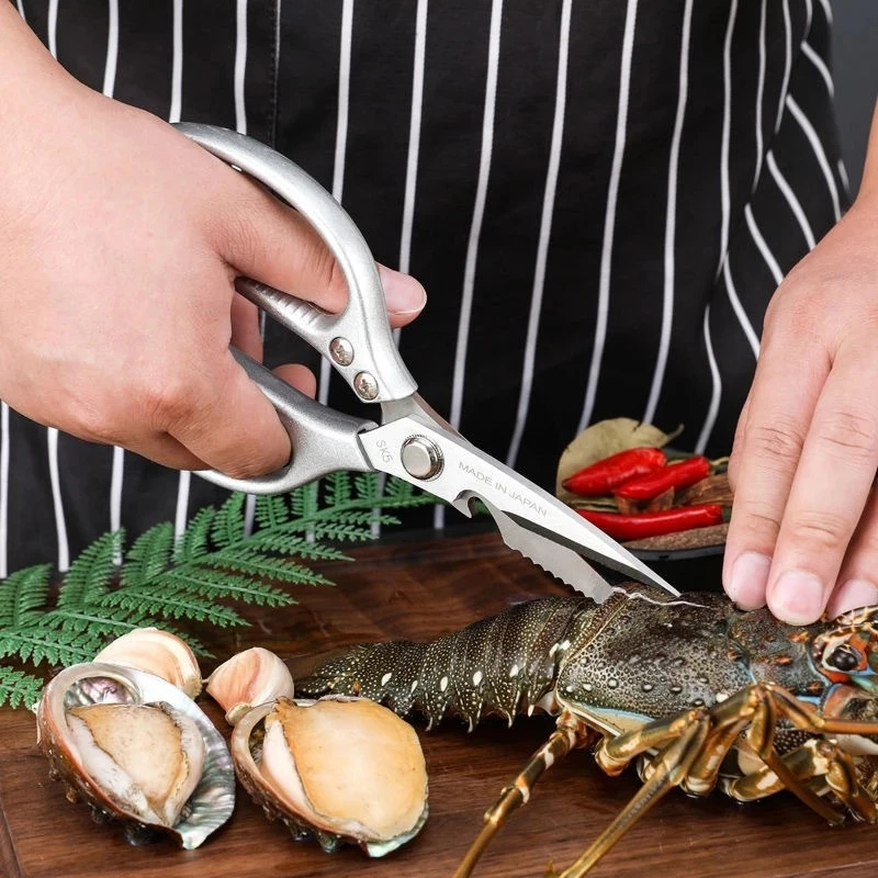Kéo Nhật Làm Bếp Đa Năng - Kéo Cắt Gà kéo làm bếp bằng thép không gỉ (Hàng chuẩn xịn  )