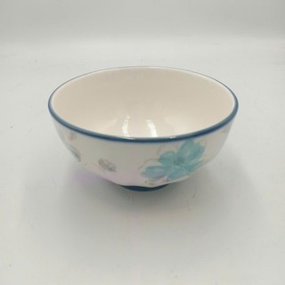 Bát , Chén Cơm Bát Tràng Hoa Xanh Đường Kính 11,5 CM  Đẹp
