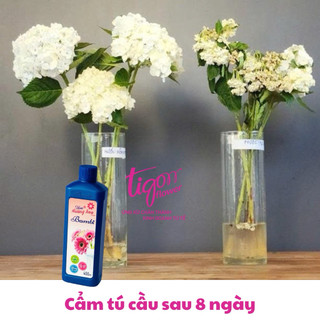 COMBO 5 CHAI NƯỚC DƯỠNG HOA BAMBI 450ML - Giúp hoa tươi lâu và rực rỡ, giữ nước sạch hơn