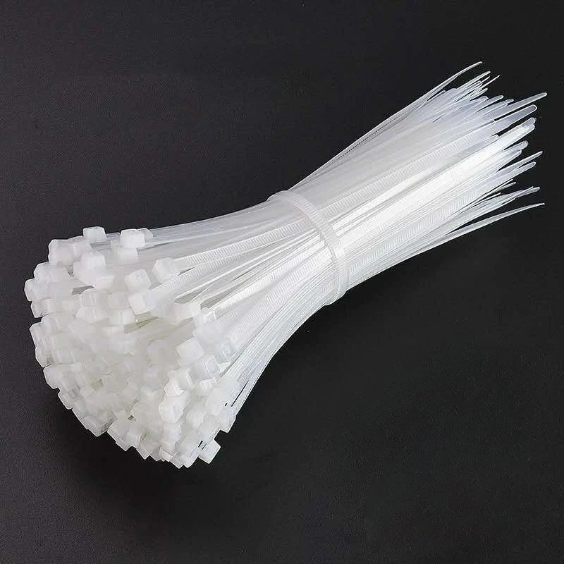 Dây rút nhựa trắng Bó 100 Dây Thít chất lượng cao, dây thít nhựa dẻo dai, thít chặt
