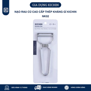 Nạo rau củ quả hai lưỡi cao cấp thép kháng gỉ thương hiệu KICHIN - NK02