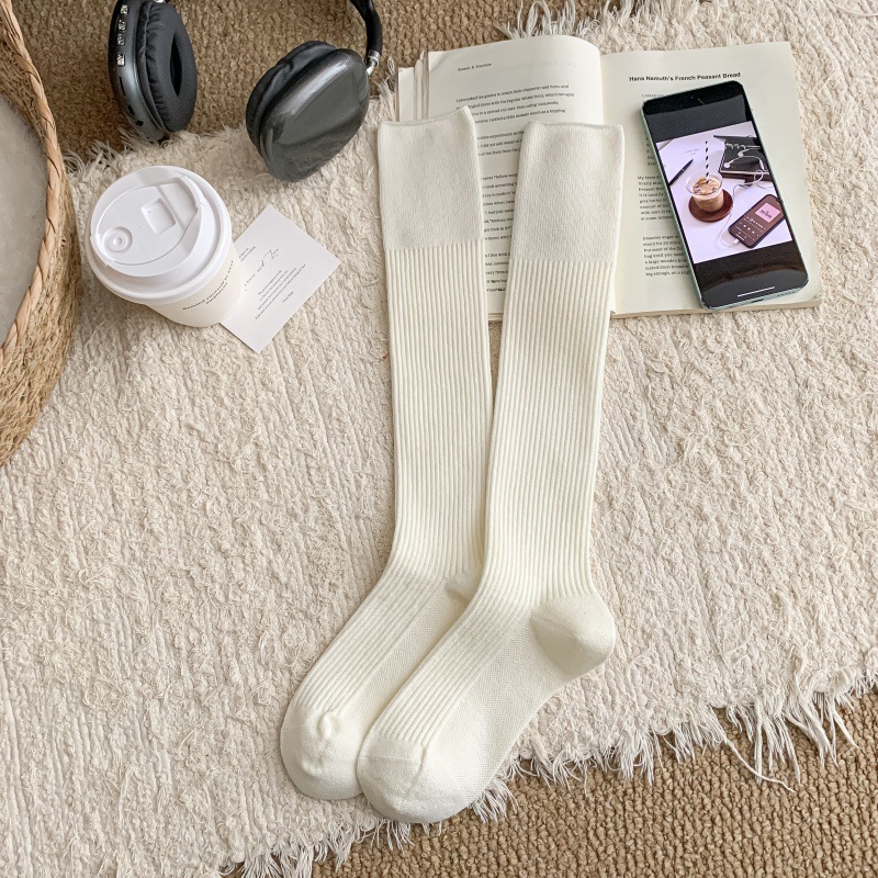 Vớ Tất nữ siêu cao kẻ 4 thanh phong cách dễ thương và xinh xắn