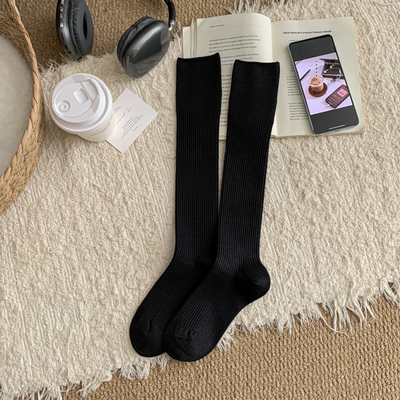 Vớ Tất nữ siêu cao kẻ 4 thanh phong cách dễ thương và xinh xắn