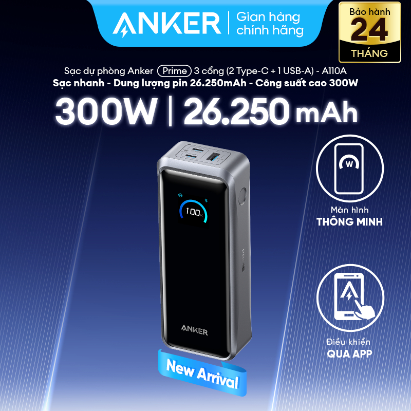 Sạc dự phòng Anker Prime A110A