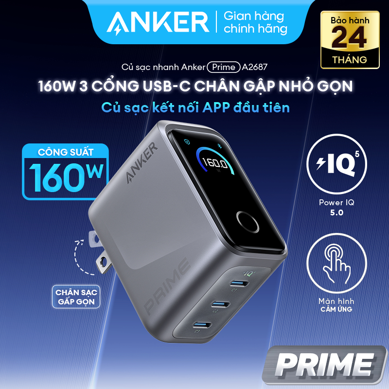Củ sạc Anker Prime 160W