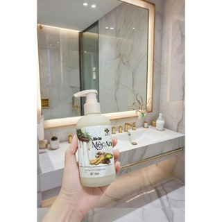 300ml MỘC AN Dầu Gội Thiên Nhiên - Thành Phần Nhân Sâm Gừng Bồ Kết Hà Thủ Ô Bồ Hòn Cỏ Mần Trầu Ngũ Sắc - Dưỡng Tóc Khỏe